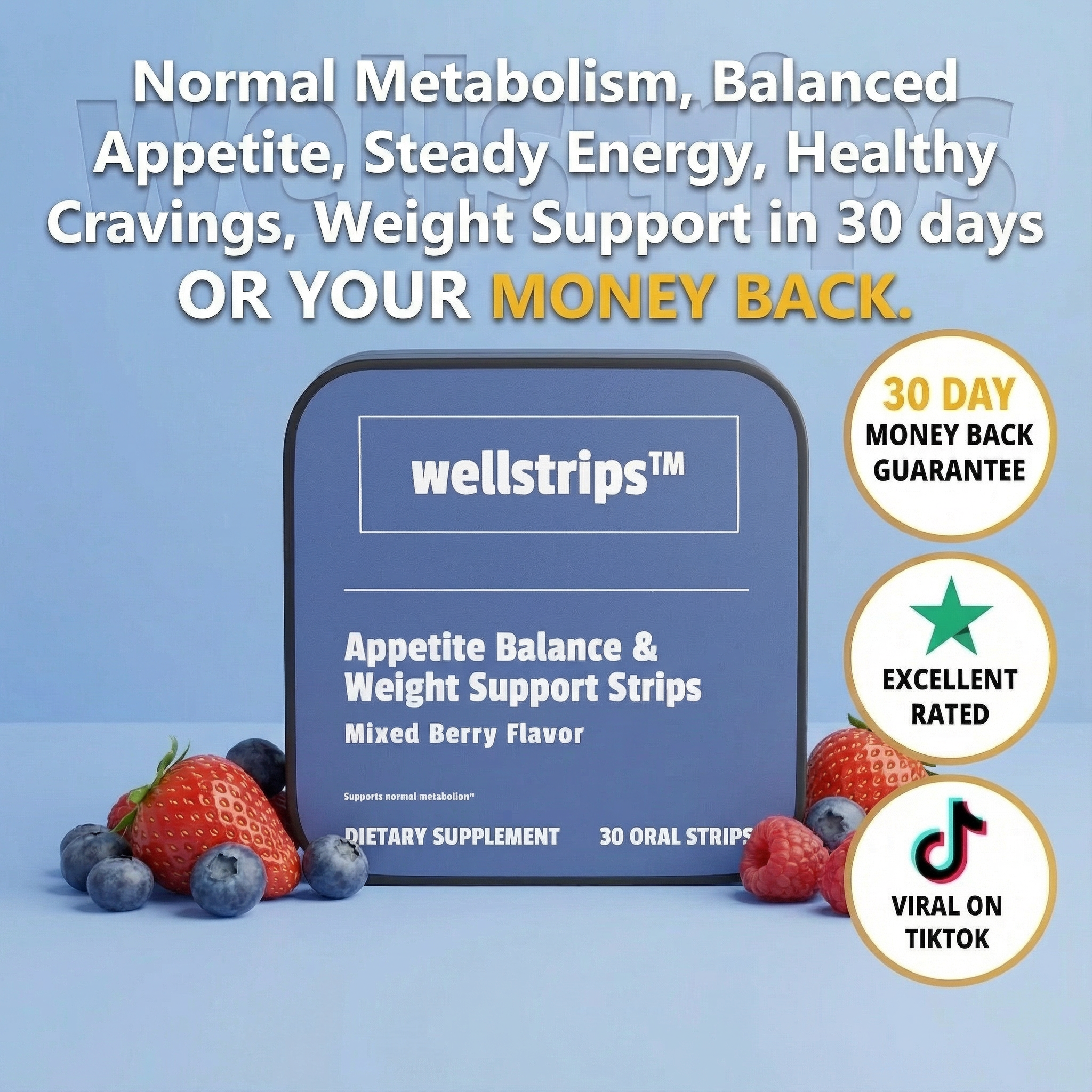 Wellstrips™ Appetite Balance & Weight Support Strips